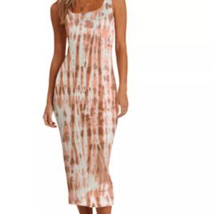 BILLABONG WARM WAVES MAXI BODY CON DRESS